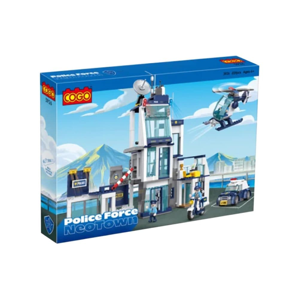 Bloques De Construccion Cogo Educativos Ensamblar Police Force 649 Piezas