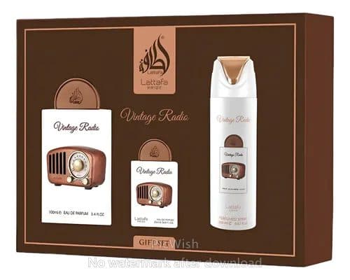 Lattafa Vintage Radio Kit Spray 100ML EDP