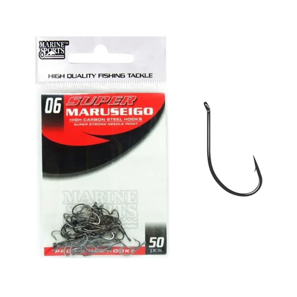 Anzuelo Marine Sports Super Maruseigo Nickel 6 50 Unidades