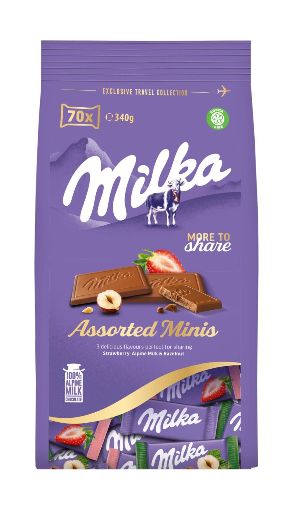 Chocolate Milka Assorted Minis 70X 340G