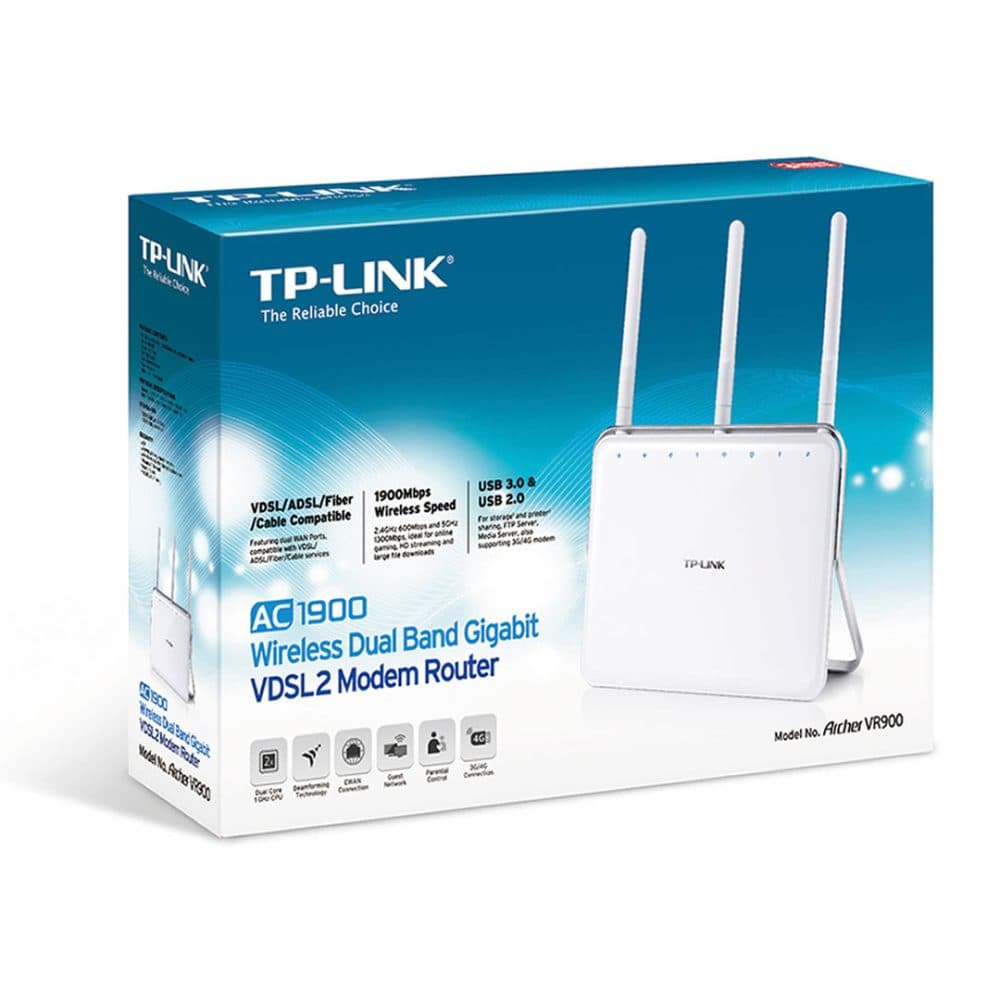 TP-Link Router Archer Modem Router AC1900 Vdsl Adsl