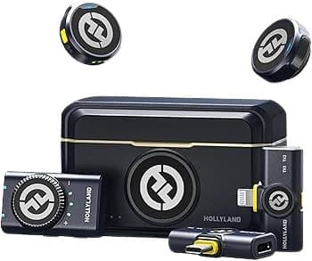 Microfone Lapela Wir Hollyland Lark M2 2TX 3RX 112747