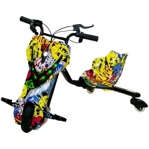 Scooter Triciclo Te 8X Audisat Amerelho Hip Hop
