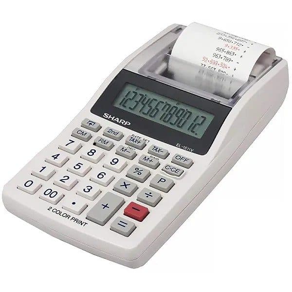 Calculadora Sharp El 1611V Pilha