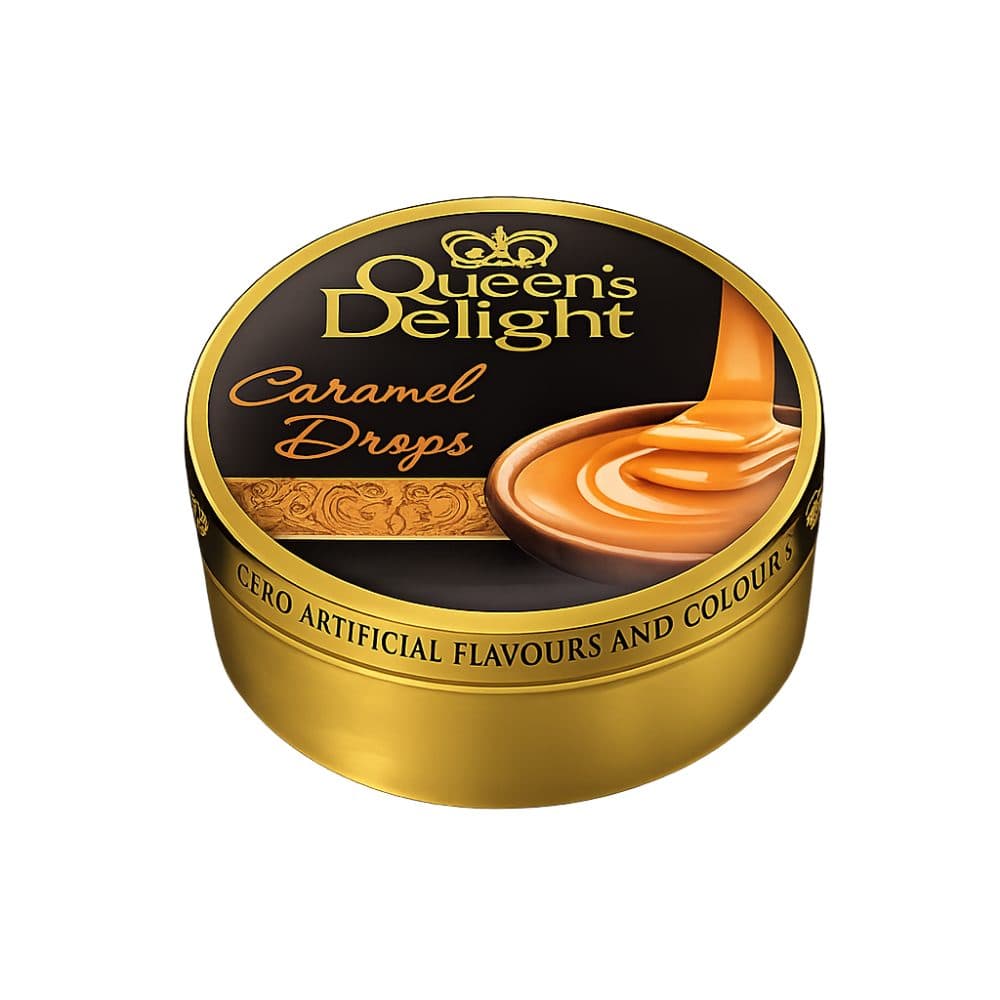 Bala De Frutas Queens Delight Caramel Drops 150G