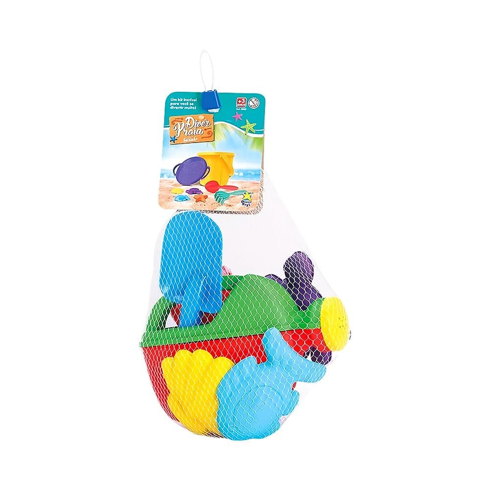 Kit De Jogo Divertoys Diver Set De Praia Regador
