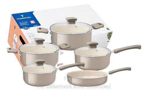 Tramontina Jogo De Panela 5PCS Beige
