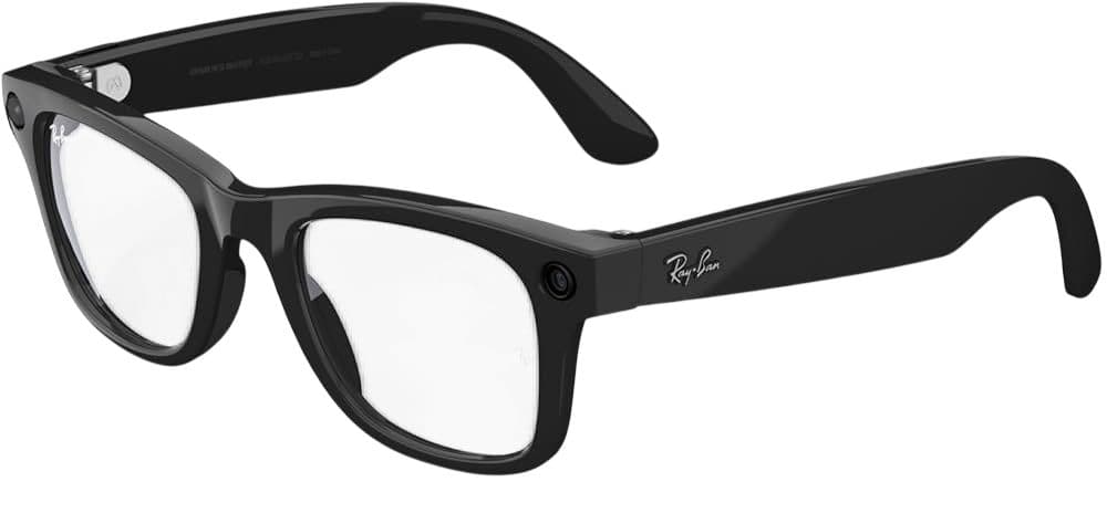 Oculos Ray Ban Meta Wayfarer G1 Shiny Clear