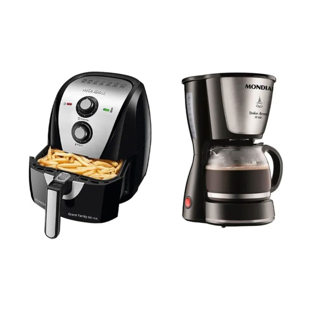 Mondial Freidora Grand Family 5 5LT Cafetera Dolce Arome 110VOLT