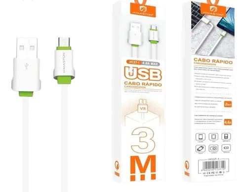Cabo USB Maston 2 Ip 6 7 8 3M