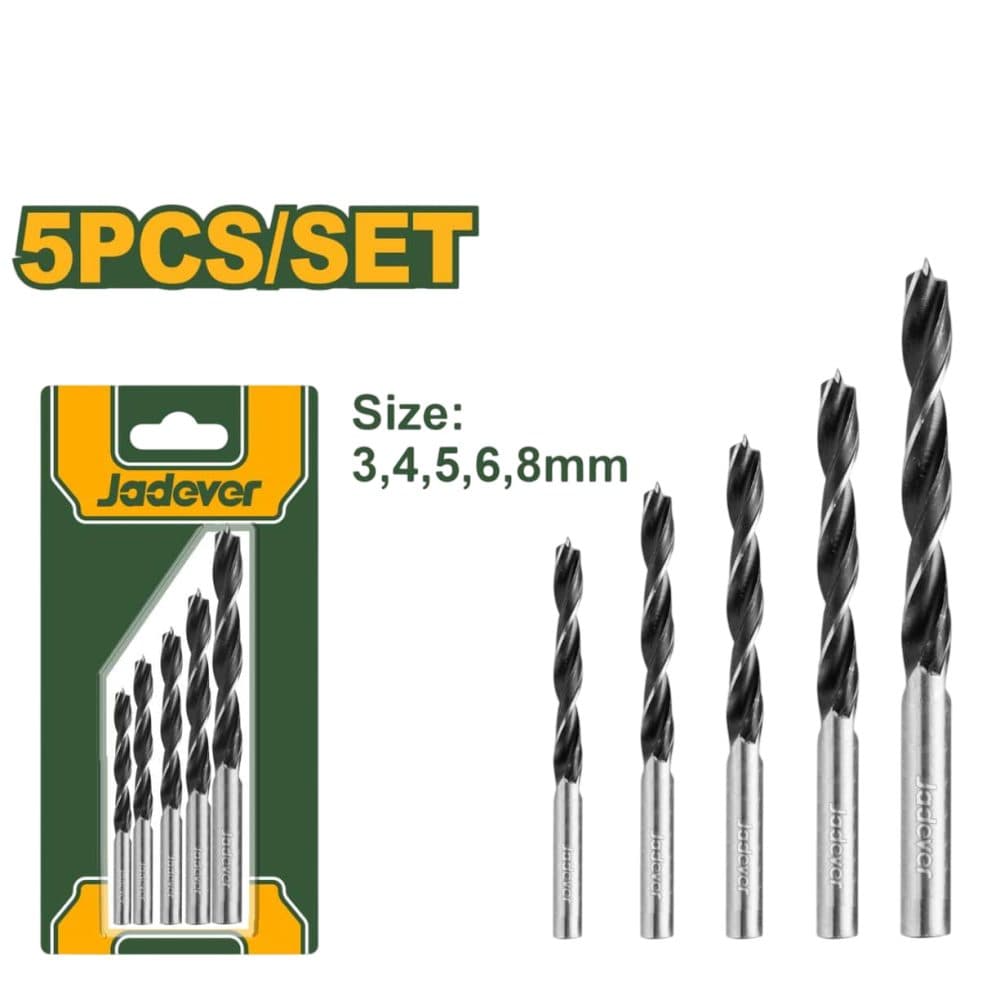 Kit Broca Jadever Hss 5PCS 3 Madera