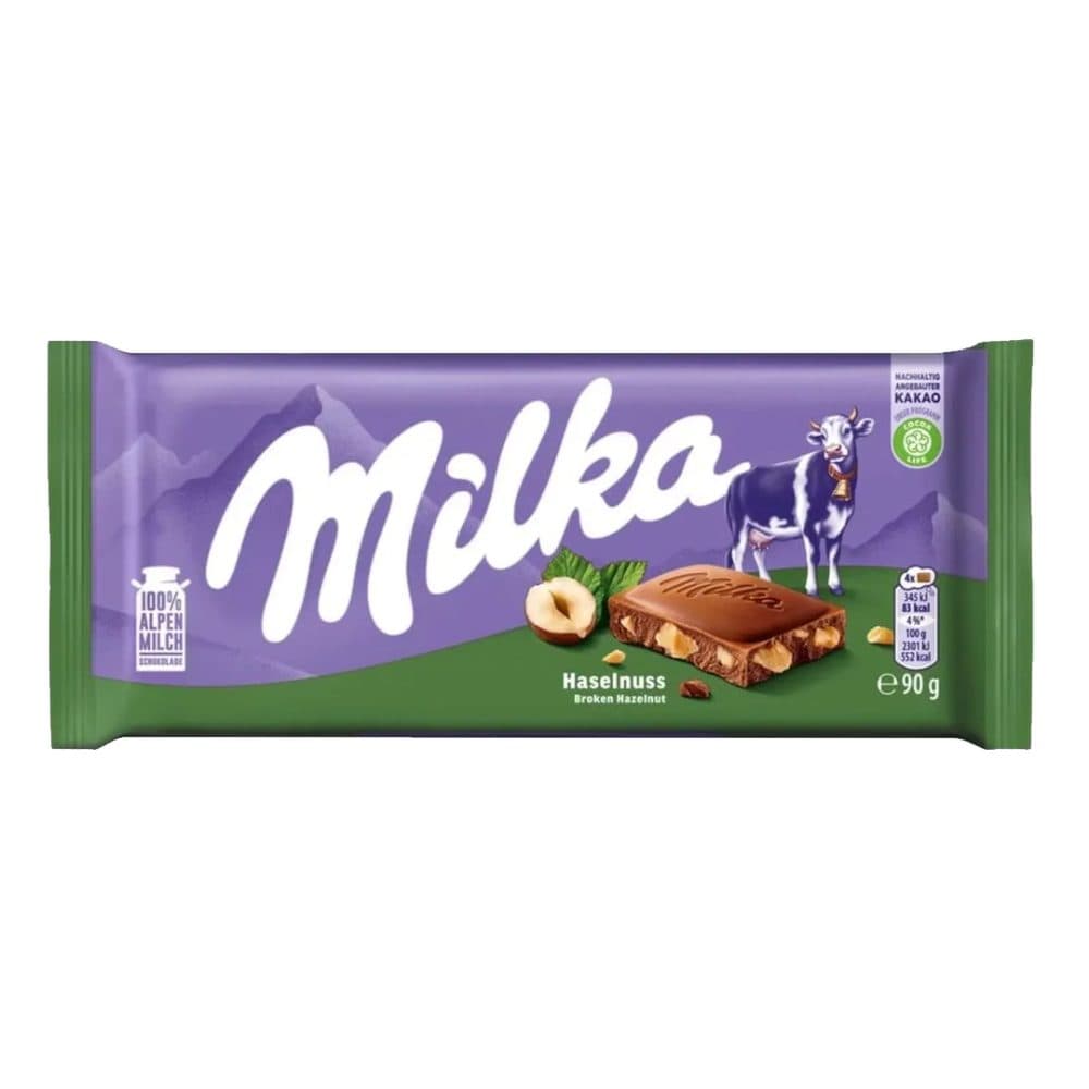 Chocolate Milka Genze Haselnuss Barra 90G