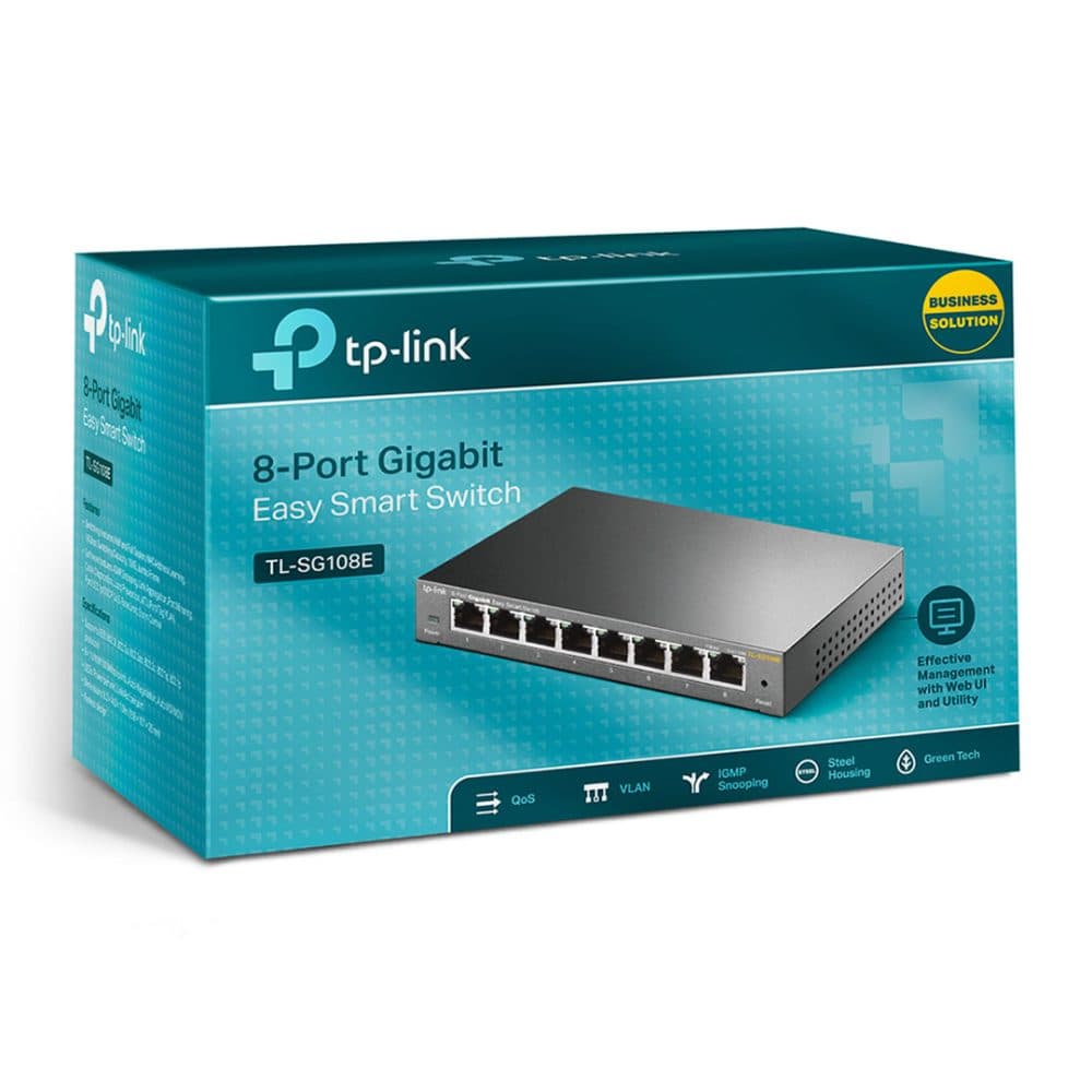 TP-Link Switch 8 Puertos Gigabit Easy Smart