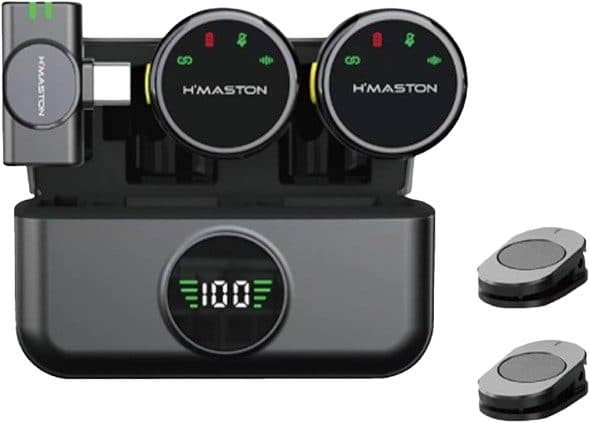 Microfone Lapela Wir Maston Wireless USB