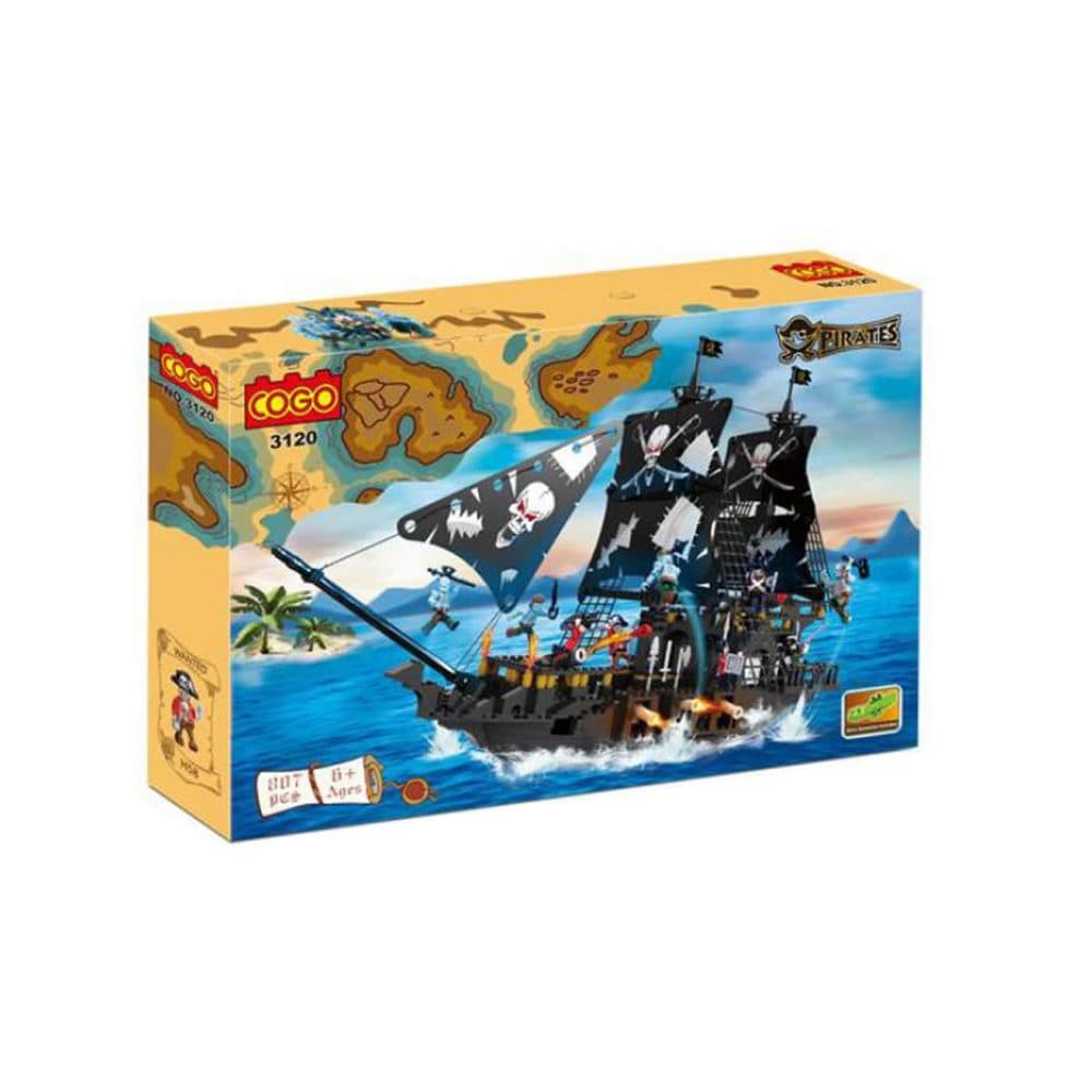 Bloques De Construccion Cogo Educativos Ensamblar Pirates Series 807 Piezas