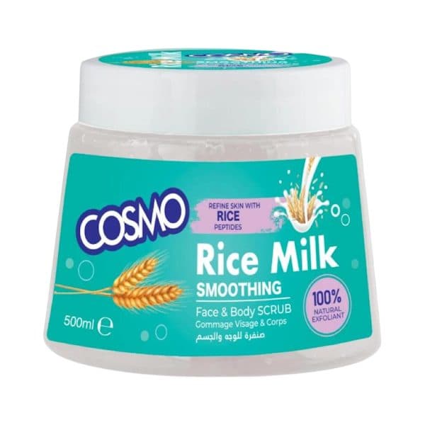 Cosmo Exfoliante Rice Milk Smoothing Body Scrub 500G