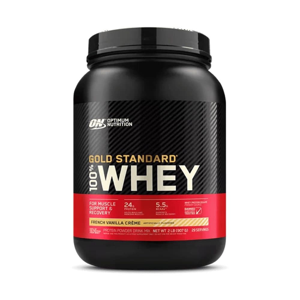 Proteina Optimun Nutrition Standard Whey French Vanilla Creme 2LB