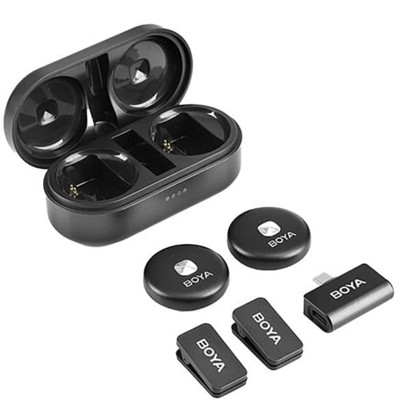 Microfone Boya Lapela Omic 2TX 1RX USB