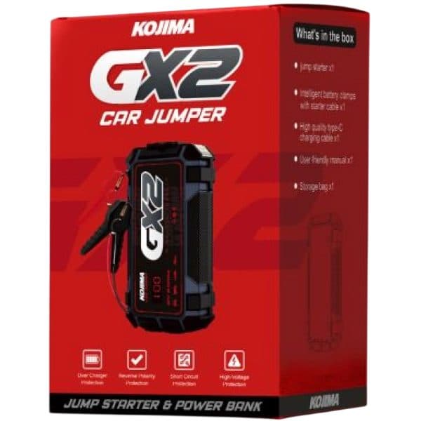 Carregador Portatil Kojima Jum Starter Power Bank GX2 Bateria De Ca