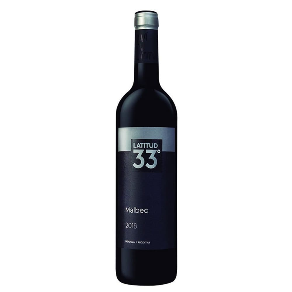 Vino Tinto Argentino Latitud 33 Malbec 750ML