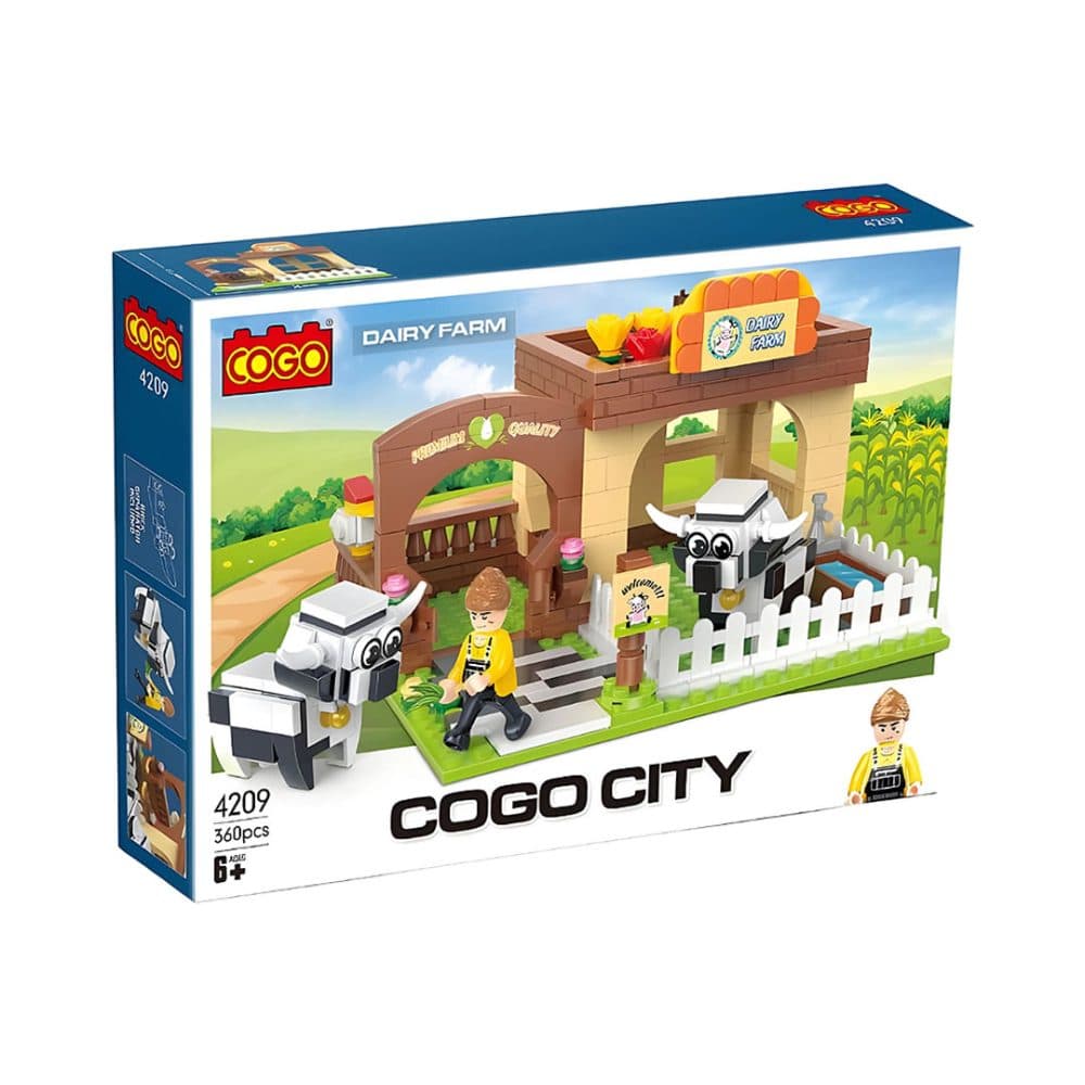Bloques De Construccion Cogo Educativos Ensamblar City Tambo 360 Piezas