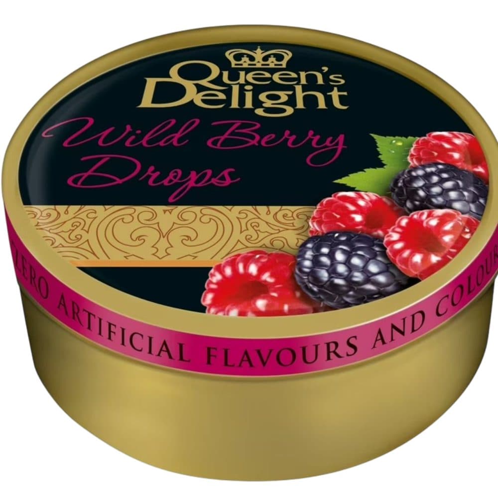 Bala De Frutas Queens Delight Wild Berry Tin 150G
