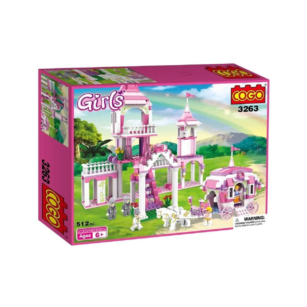 Bloques De Construccion Cogo Educativos Ensamblar Girl 510 Piezas