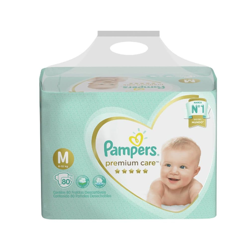 Panales Pampers Premium Care 80 Unidades