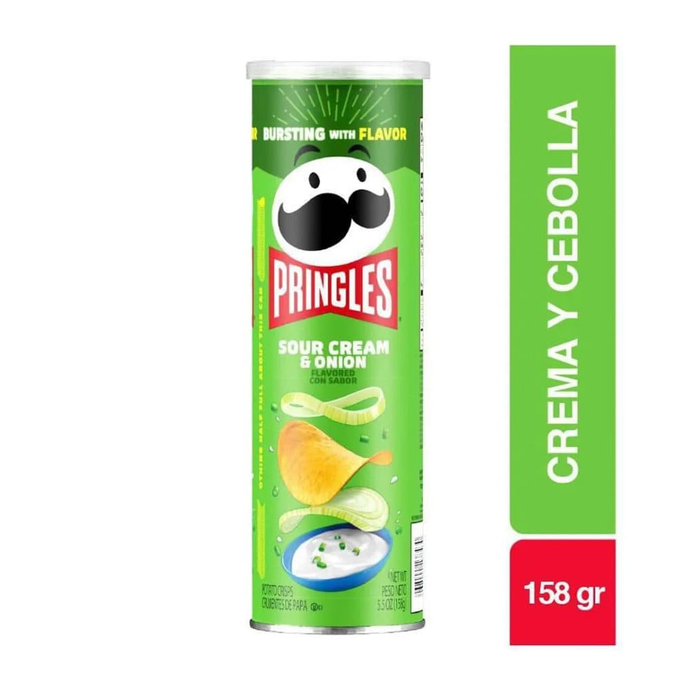 Papas Fritas Pringles Crema Cebolla Bono