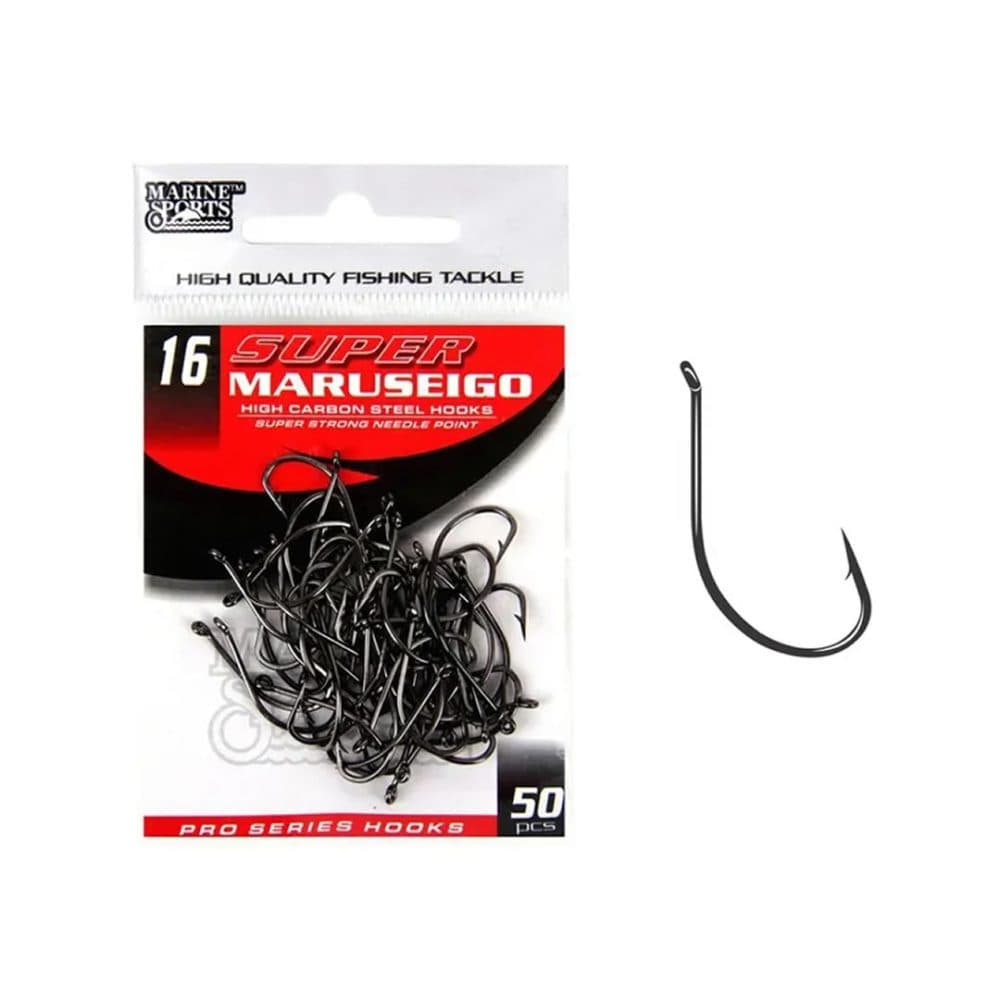 Anzuelo Marine Sports Maruseigo Blacknickel 16 50 Unidades