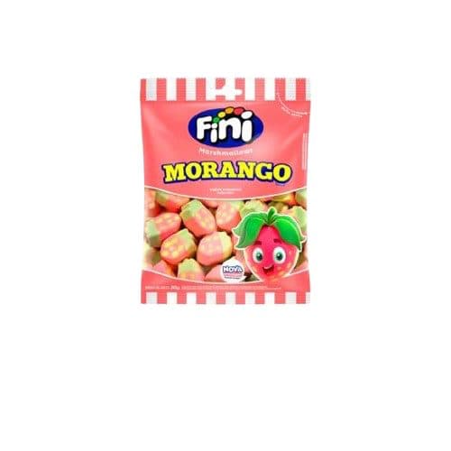 Doce Marshmallows Fini Morango Nata 80G