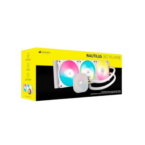 Corsair Cooler Cpu Cooler Nautilus 360 Rs Argb Wh