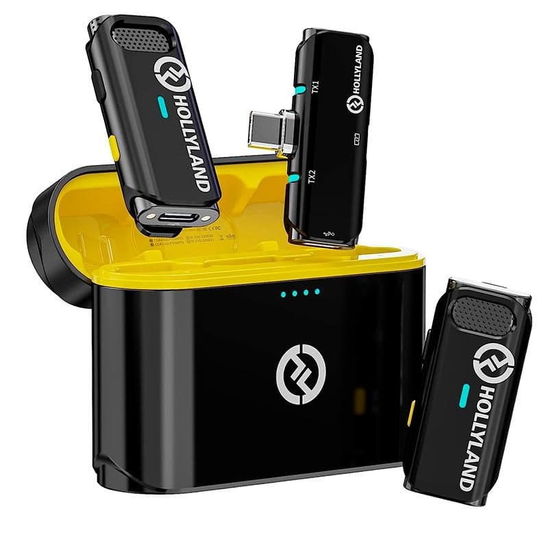 Microfone Hollyland Lark C1 Duo USB