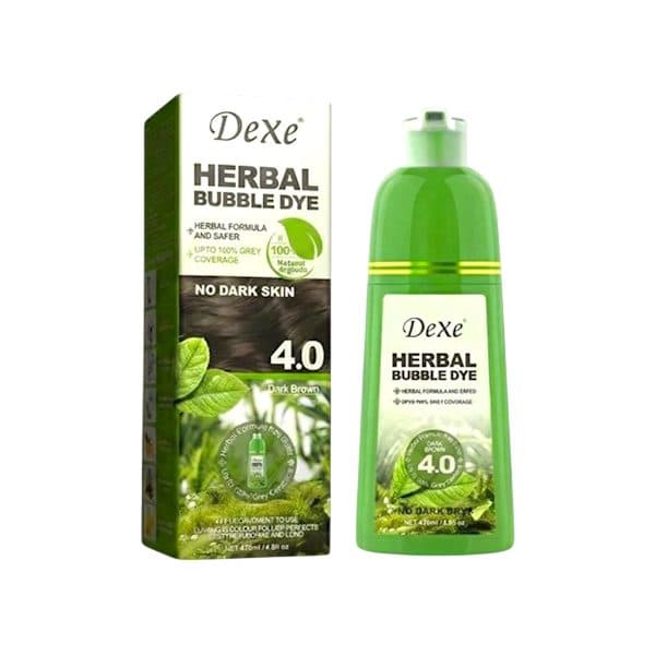 Shampoo Dexe Herbal Bubble Dye Medium Brown 420ML