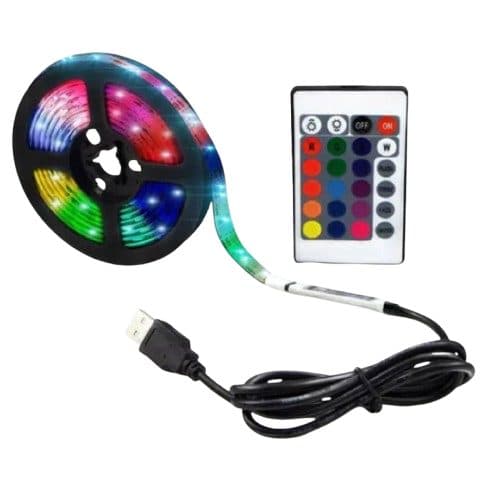 Fita LED Peiningh 5 5M Controle Bivolt
