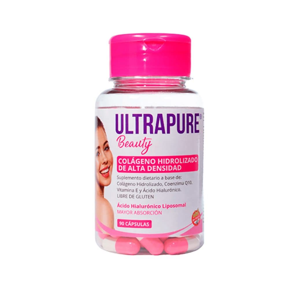 Colageno Hidrolizado Ultra Pure Beauty Alta Densidad 90 Capsulas