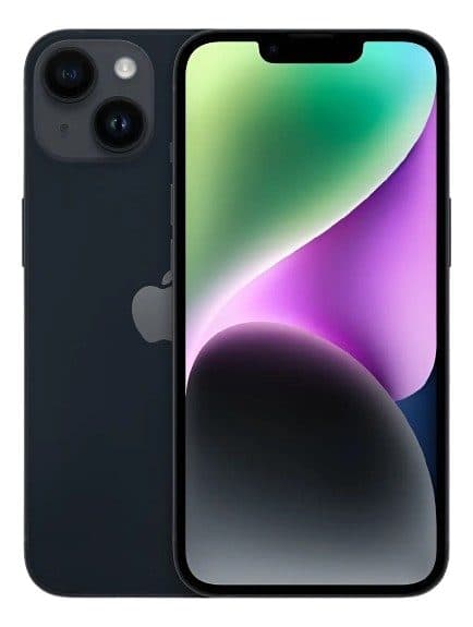 Apple Ativado iPhone 14 Msg Na Tela 128GB Midnight