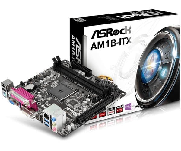 Placa Mae AM1 Asrock Itx Hdmi Dvi USB3 Sa