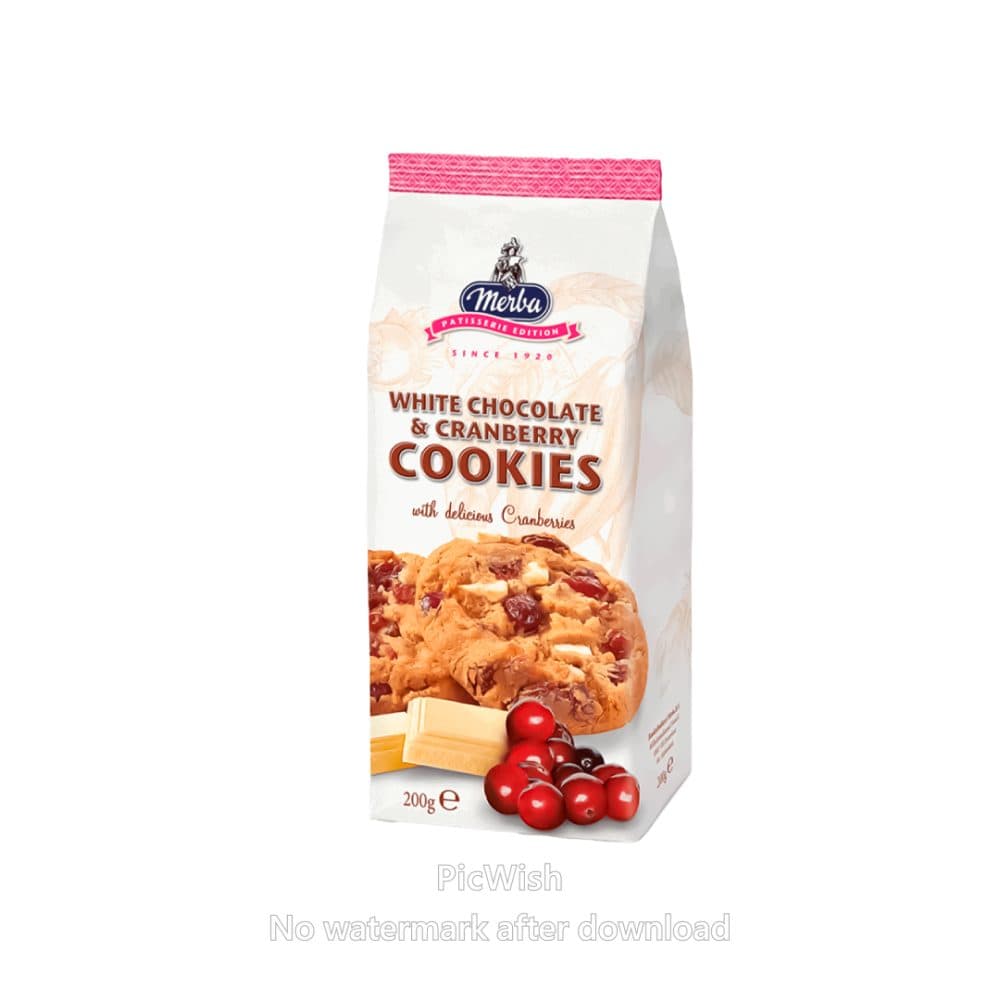 Biscoito Merba Chocolate Cramberry 200G