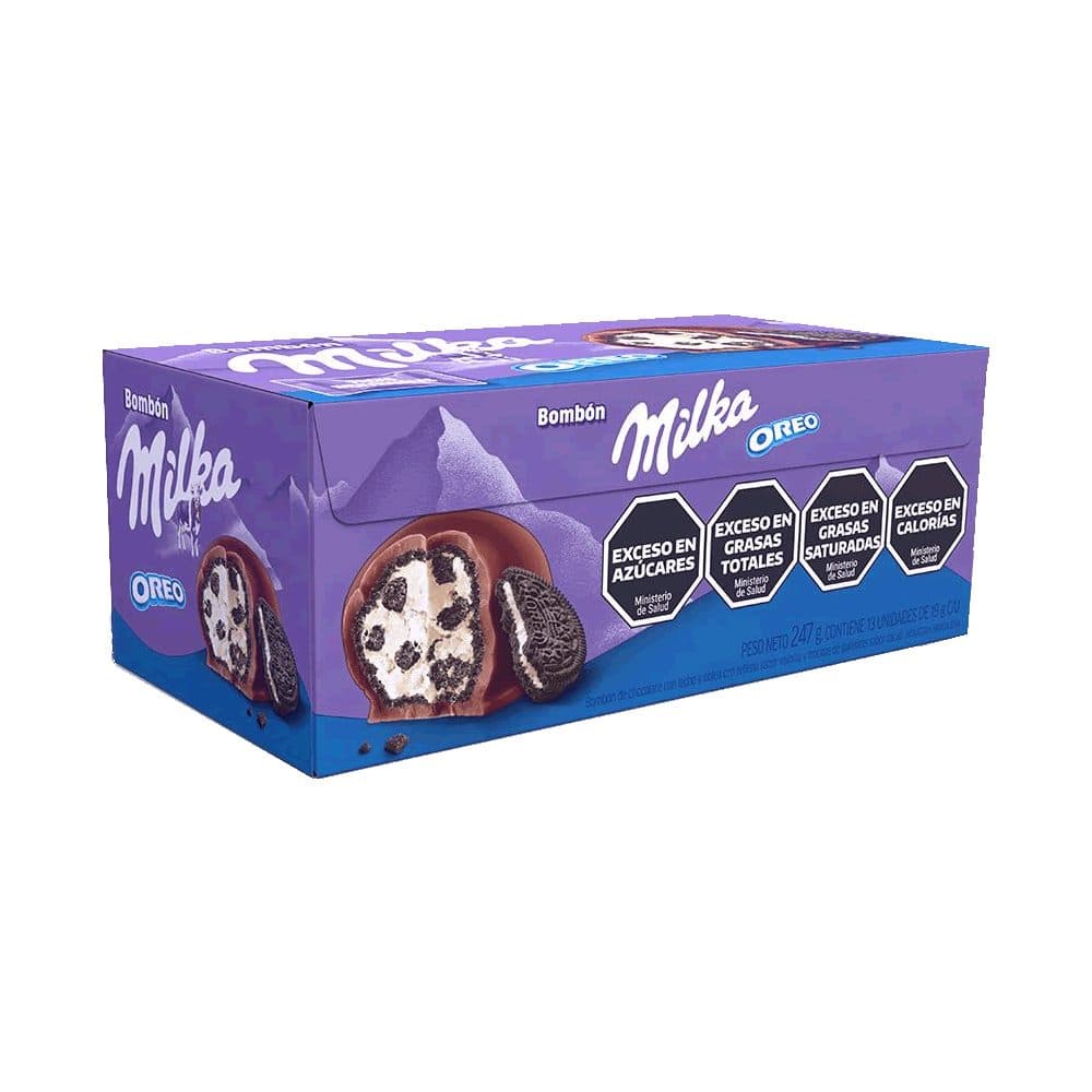 Caja De Bombon Milka Relleno De Oreo