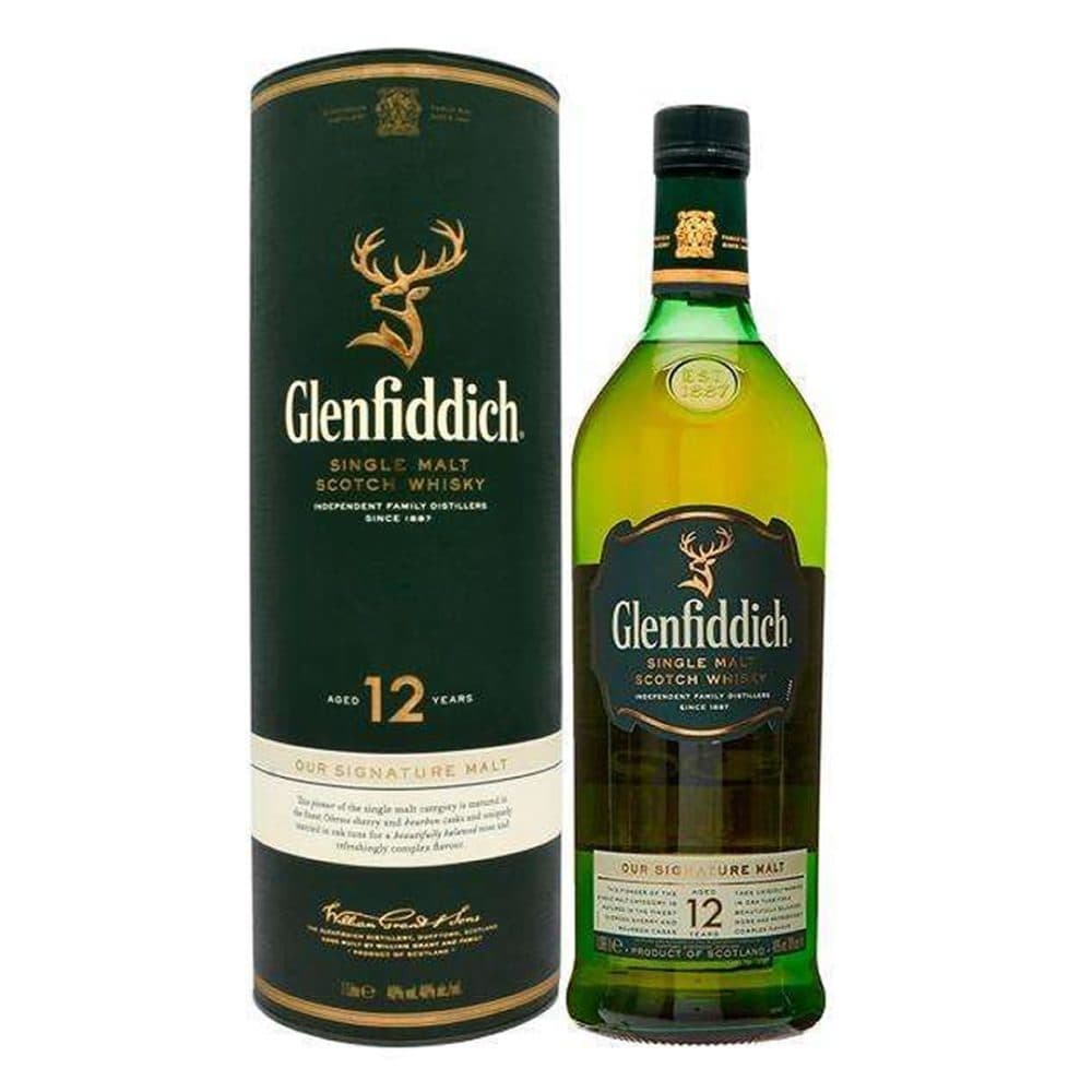 Whisky Glenfiddich Single Malt 12 Anos 1LT