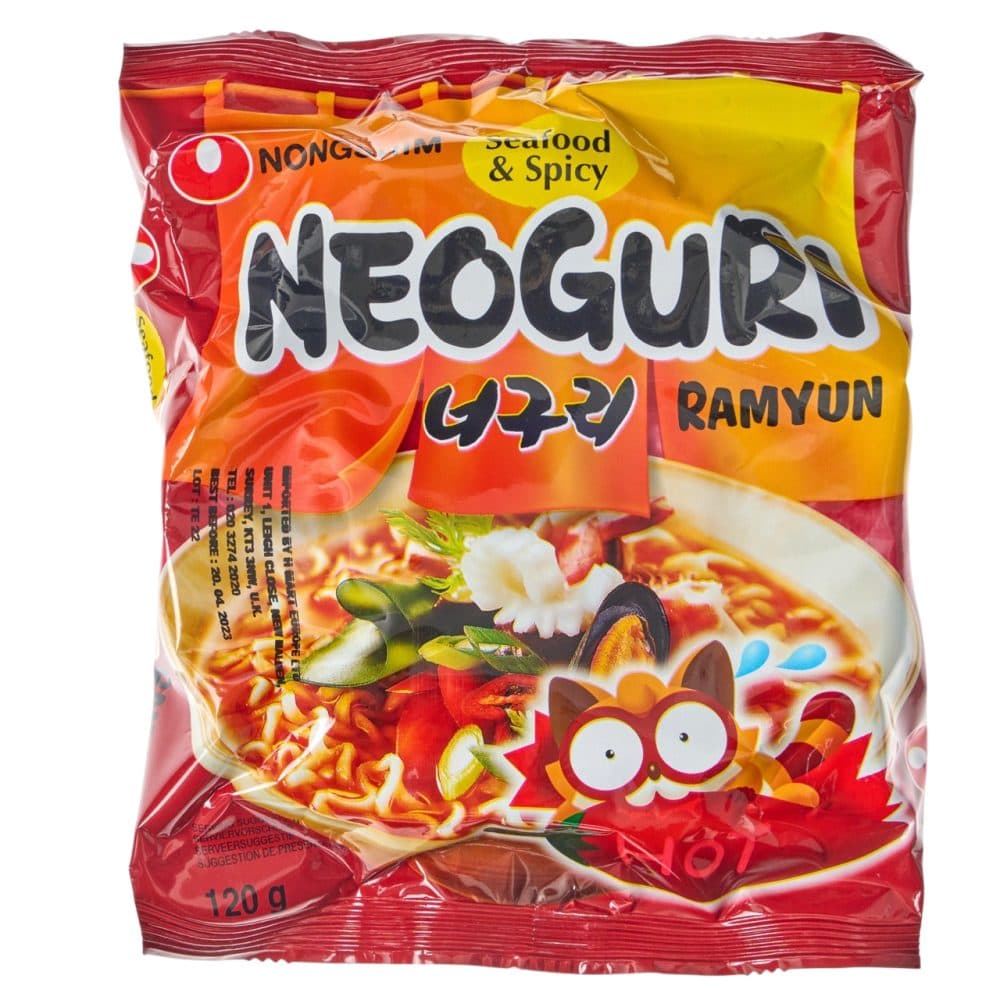 Ramen Nongushim Neuguri Seafood Spice Frutos Do Mar Picante 120G 04