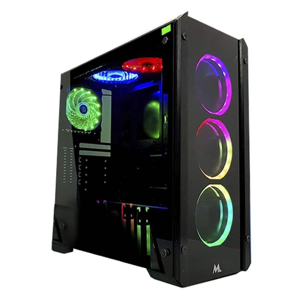 Gabinete Gamer Tek B21 RGB Vidrio