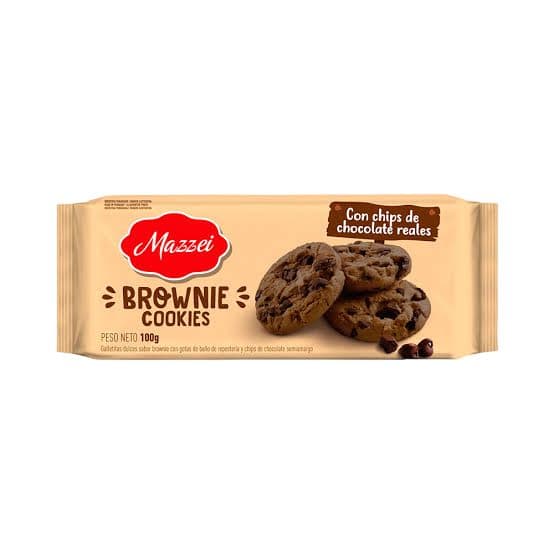 Biscoito Mazzei Brownie Cookies 100G