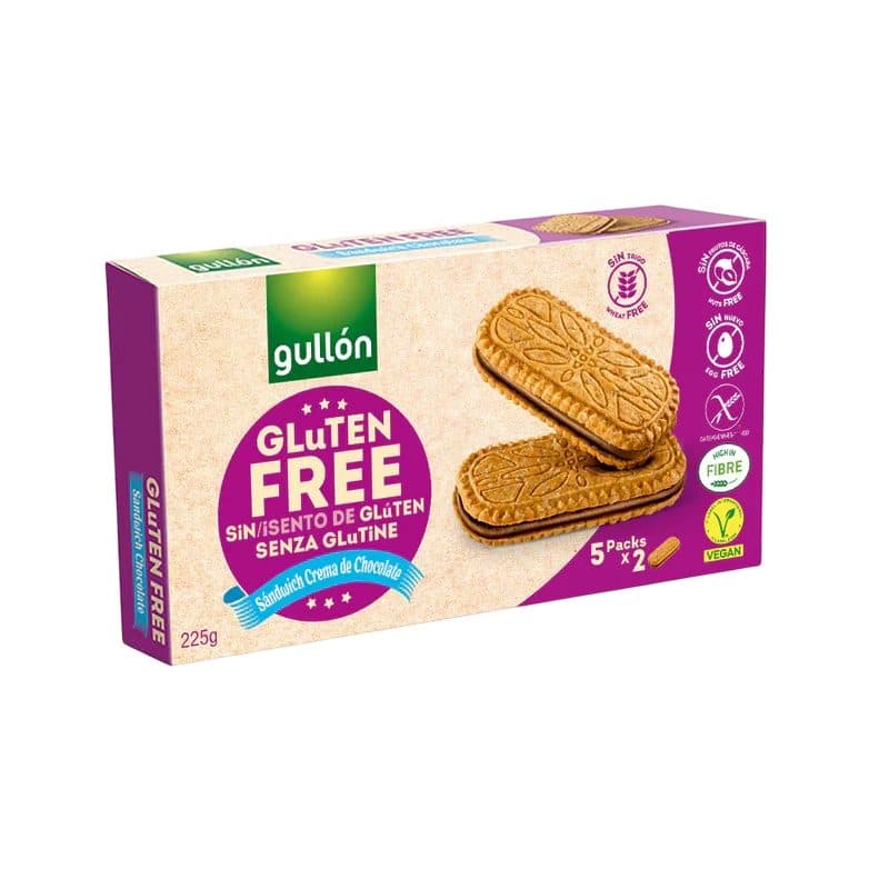 Biscoito Gullon Sandwich Choco Gluten 255G