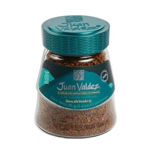 Cafe Soluble Juan Valdez Descafeinado 95G