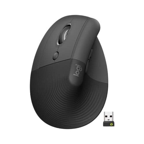 Logitech Mouse Wir Lift Vertical Canhoto 910