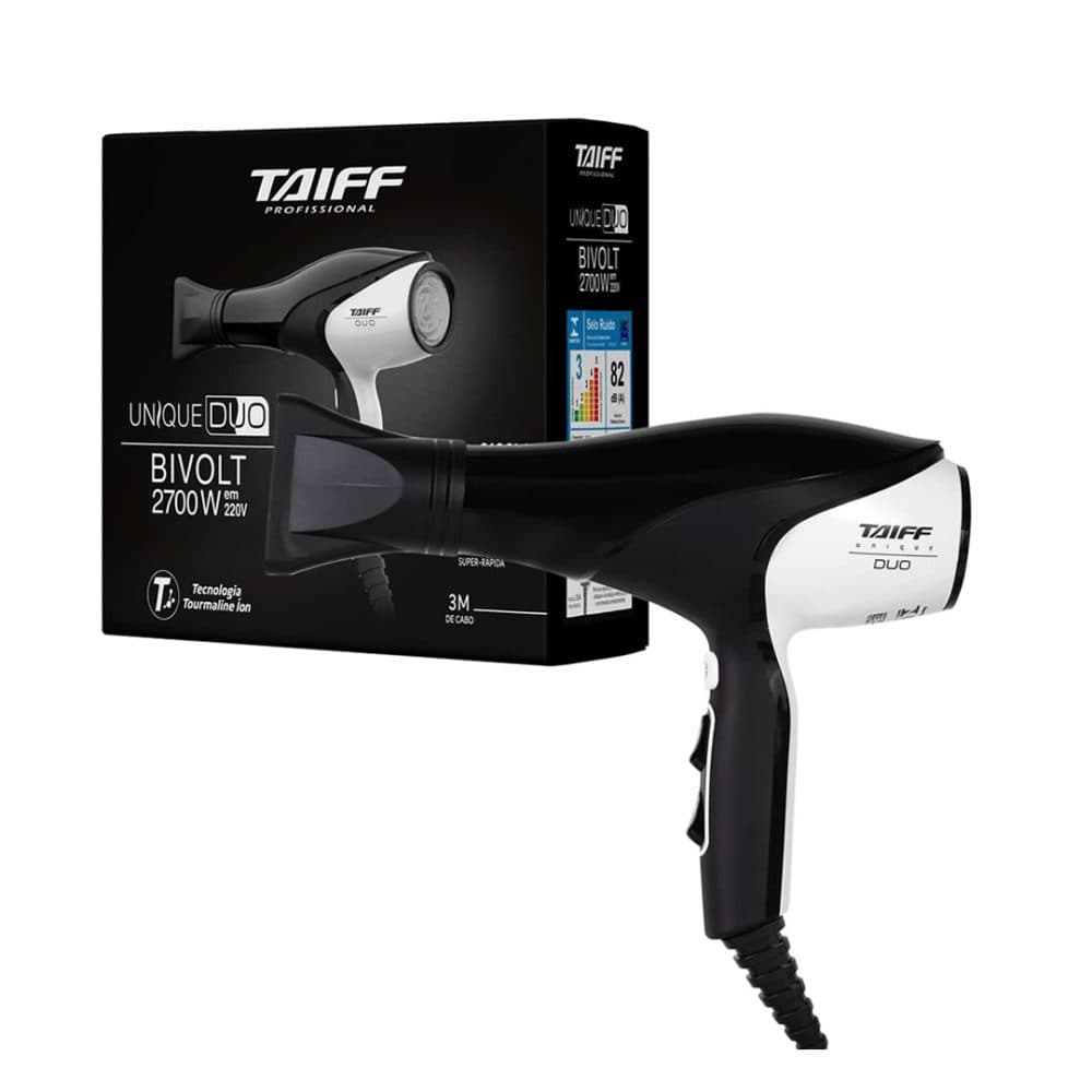Secador De Cabello Profesional Taiff Unique Duo Bivolt