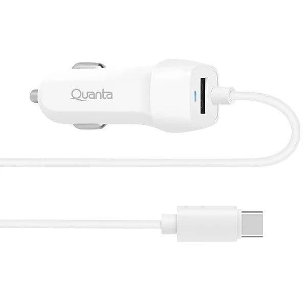 Quanta Carreg Carro Tipo 5V 2 4A USB