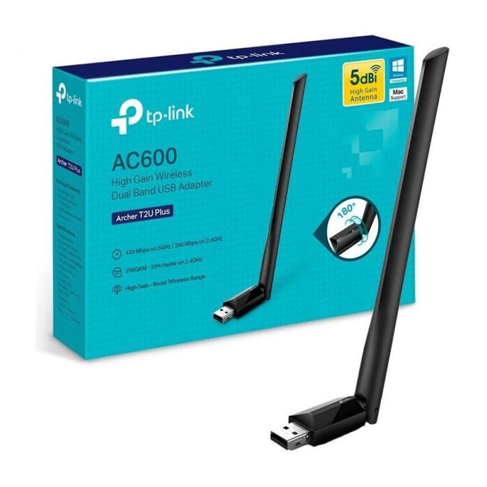 TP-Link Adaptador De Archer T2U Plus AC600 Band